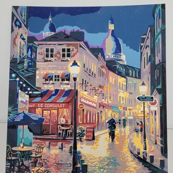 Quitedew Adult City Paint by numbers Advanced Acrylic Painting Completed 16x20 - Picture 6 of 17